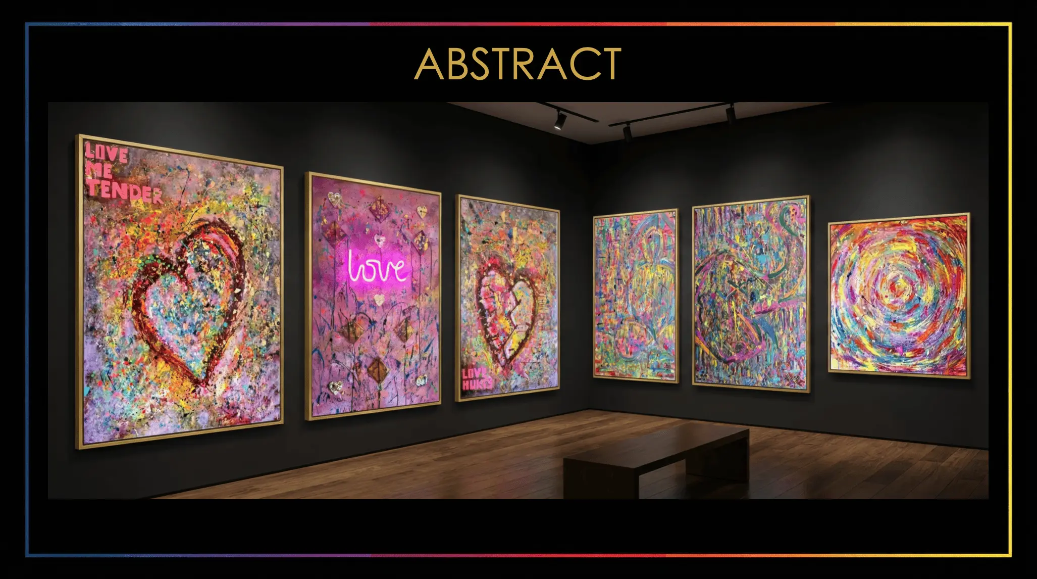 Lara Melachrinou – Abstract series, expressive colour and gestural forms on canvas