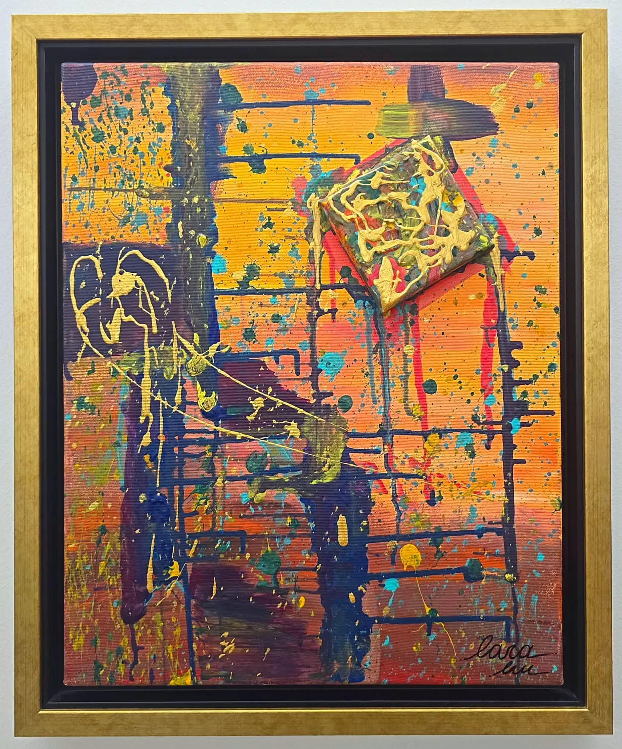 Believe, an abstract painting by Lara Melachrinou